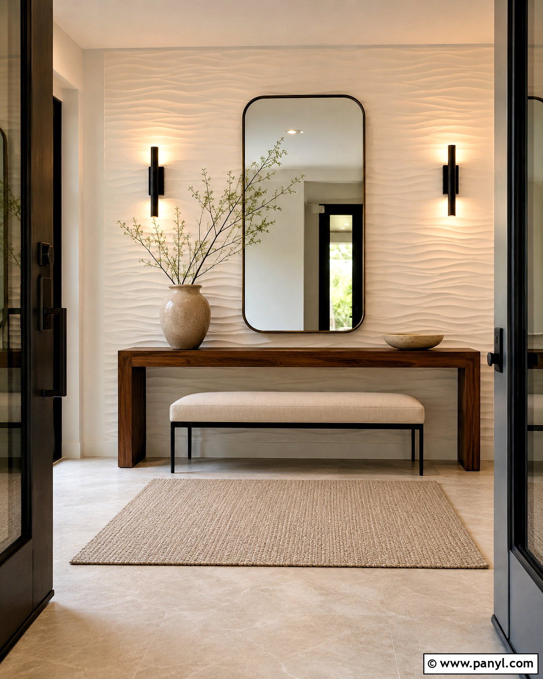 3D Gypsum Wall Interior - 20 wall material texture interiors
