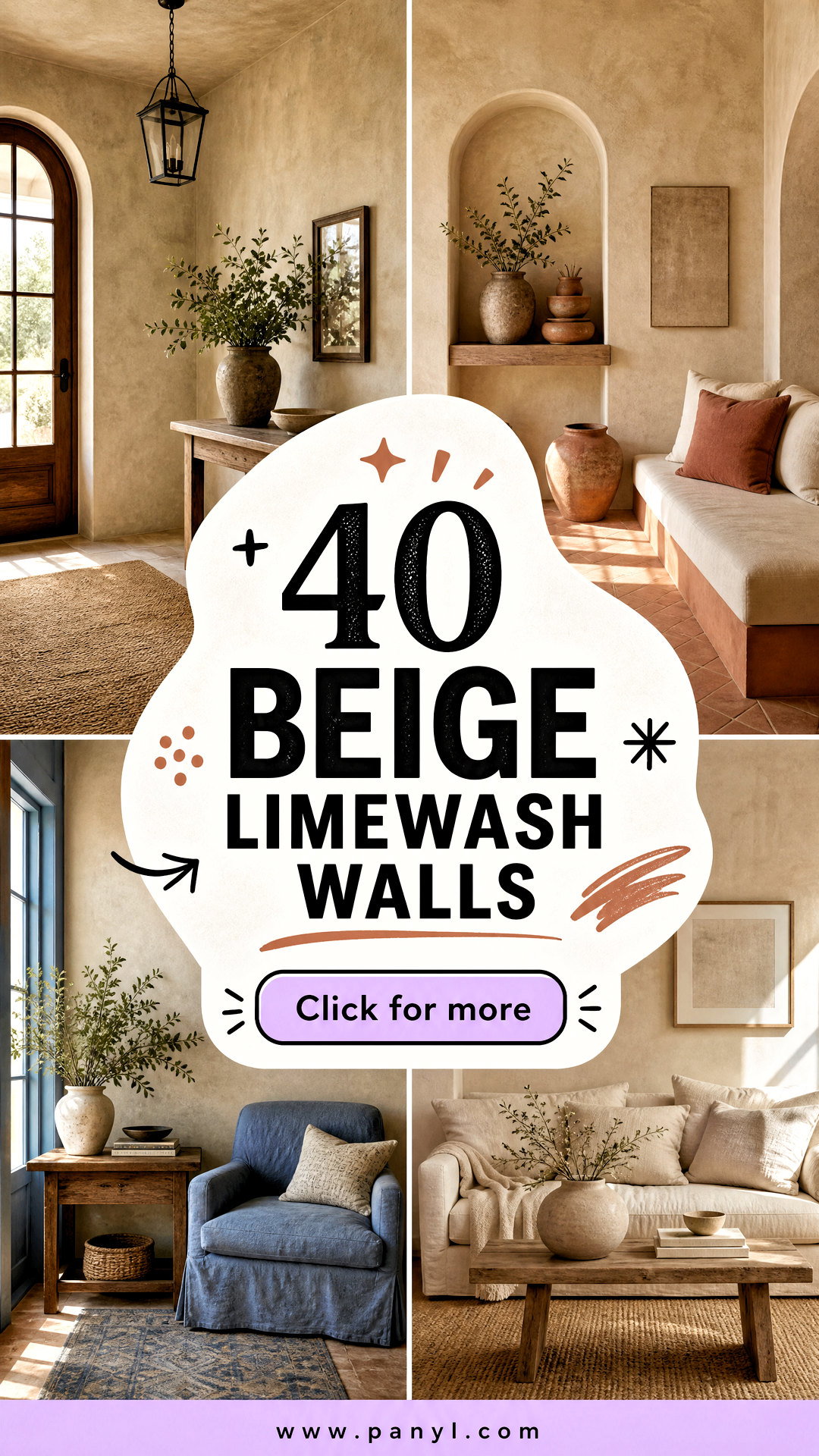 40 Beige Limewash Walls for a Warm Inviting Timeless Home - 40 Beige Limewash Walls for a Warm, Inviting, Timeless Home