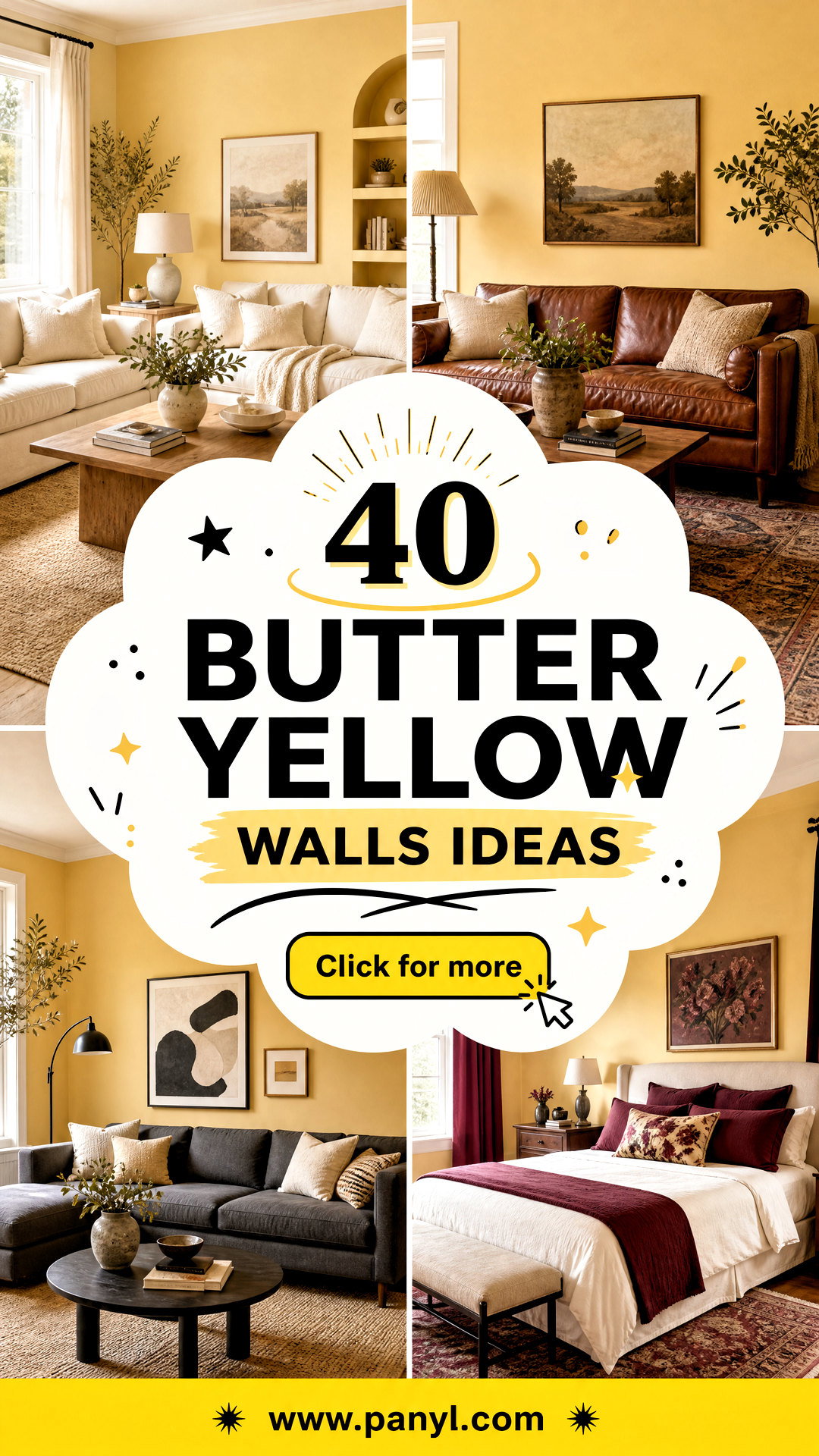 40 Butter Yellow Walls Ideas for Cheerful Cozy Rooms Today - 40 Butter Yellow Walls Ideas for Cheerful, Cozy Rooms Today