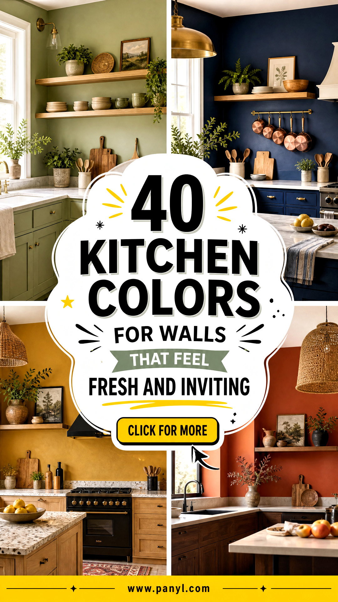 40 Kitchen Colors for Walls That Feel Fresh and Inviting - 40 Kitchen Colors for Walls That Feel Fresh and Inviting