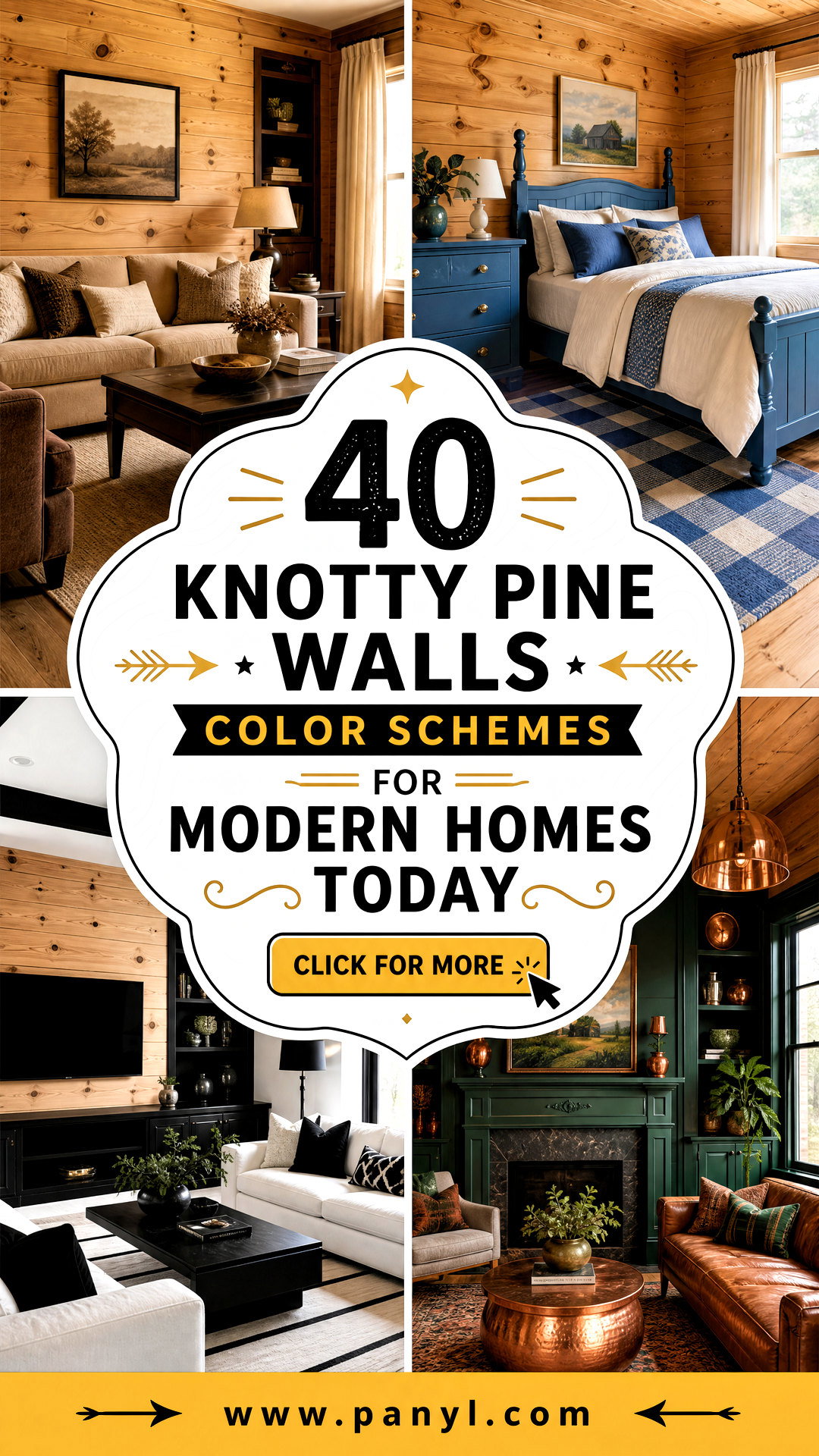 40 Knotty Pine Walls Color Schemes for Modern Homes Today - 40 Knotty Pine Walls Color Schemes for Modern Homes Today