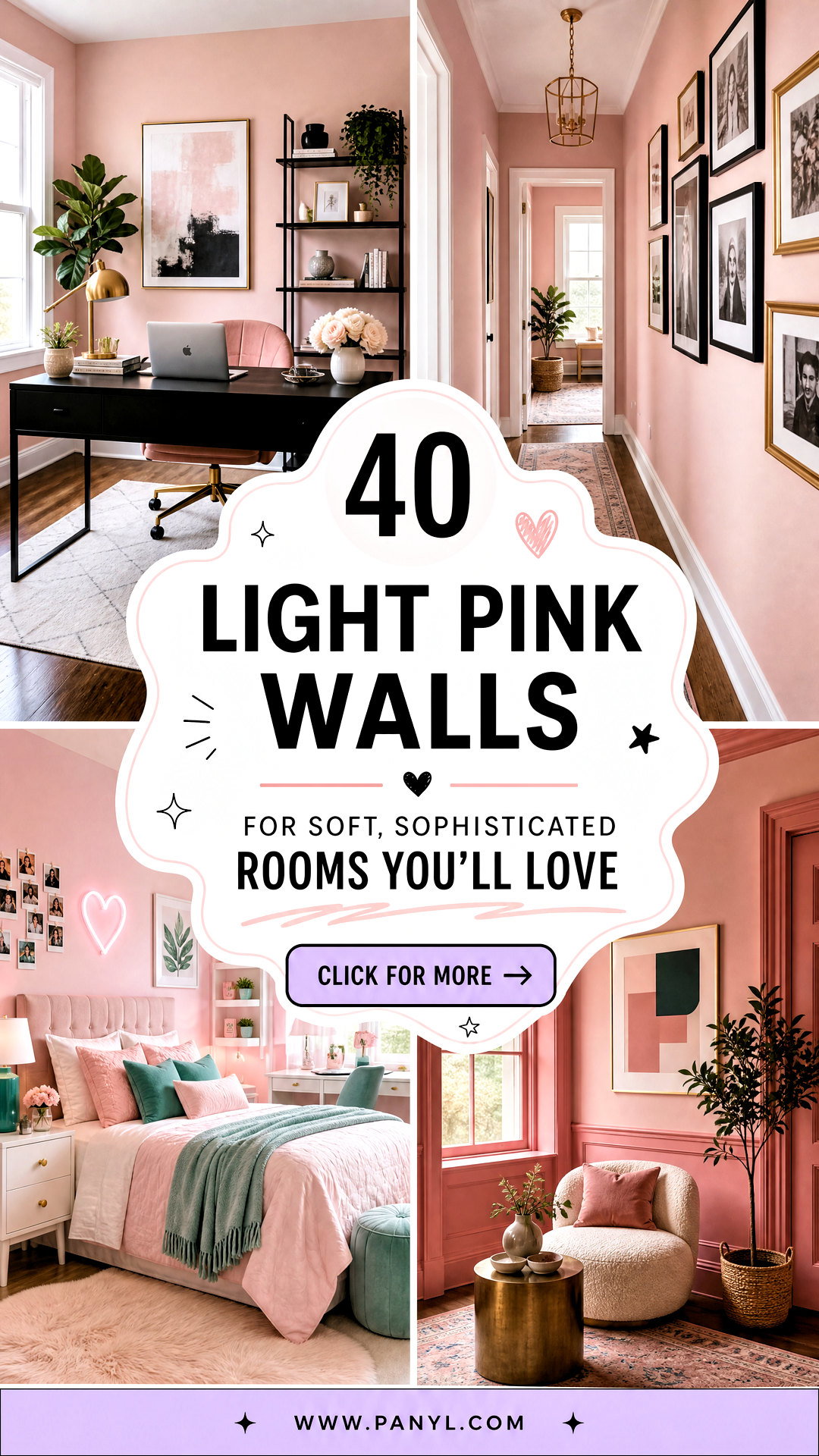 40 Light Pink Walls for Soft Sophisticated Rooms Youll Love - 40 Light Pink Walls for Soft, Sophisticated Rooms You’ll Love