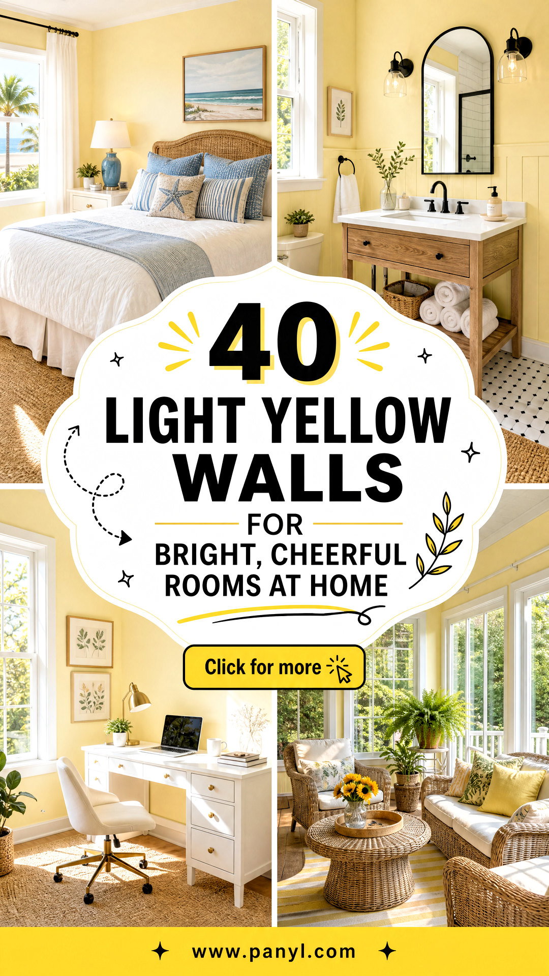 40 Light Yellow Walls for Bright Cheerful Rooms at Home - 40 Light Yellow Walls for Bright, Cheerful Rooms at Home