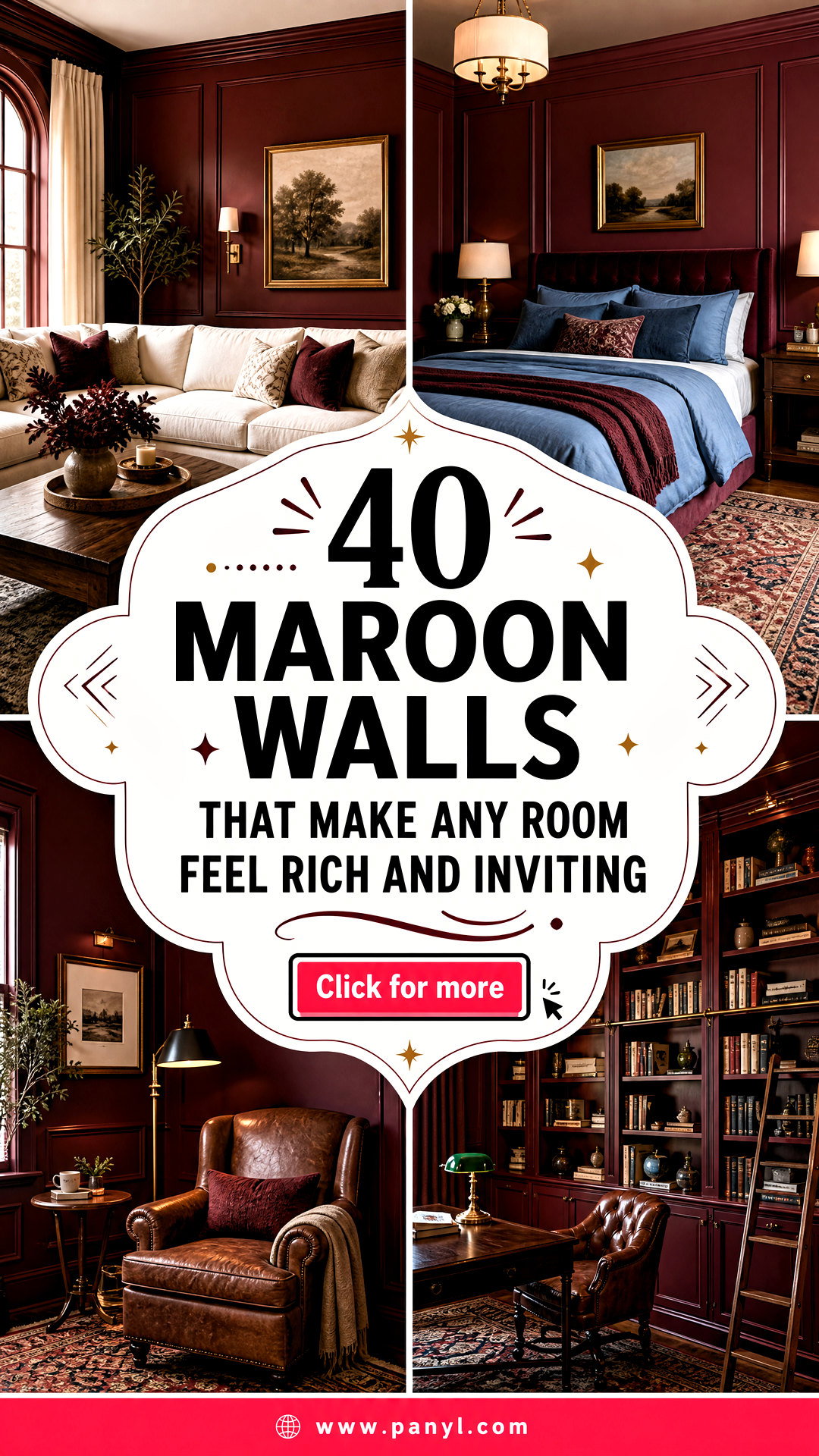 40 Maroon Walls That Make Any Room Feel Rich and Inviting - 40 Maroon Walls That Make Any Room Feel Rich and Inviting