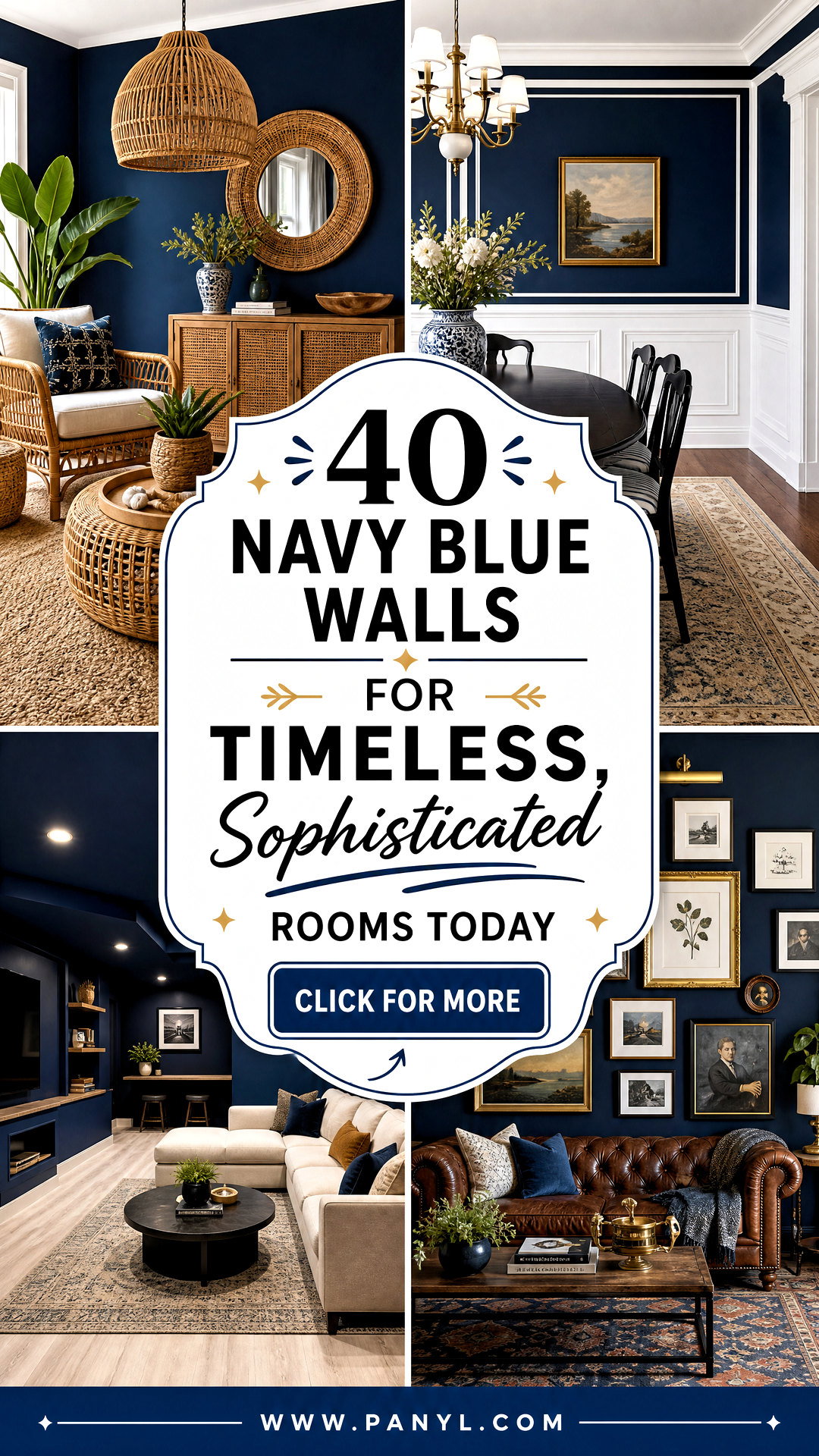40 Navy Blue Walls for Timeless Sophisticated Rooms Today - 40 Navy Blue Walls for Timeless, Sophisticated Rooms Today