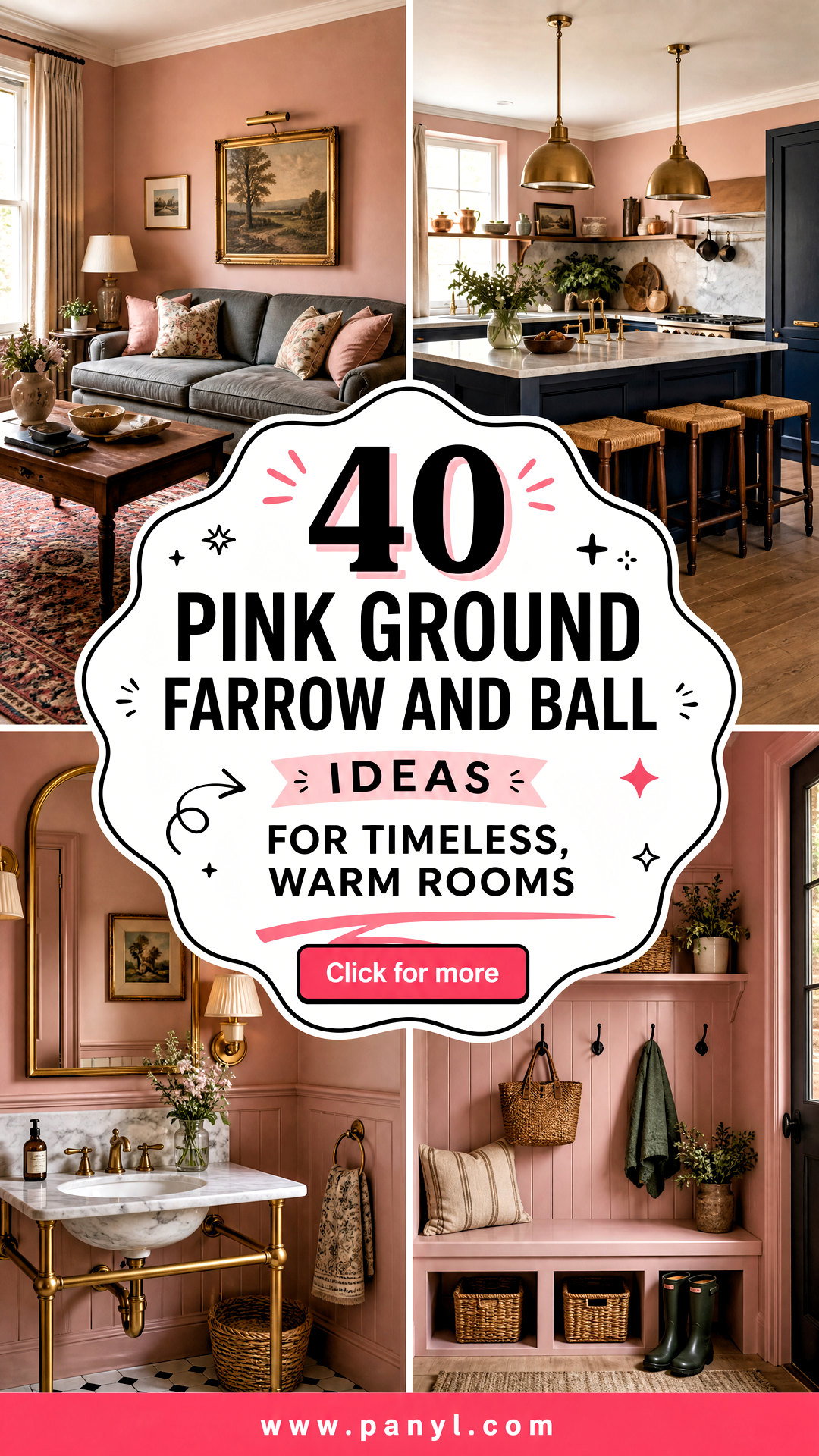 40 Pink Ground Farrow and Ball Ideas for Timeless Warm Rooms - 40 Pink Ground Farrow and Ball Ideas for Timeless, Warm Rooms