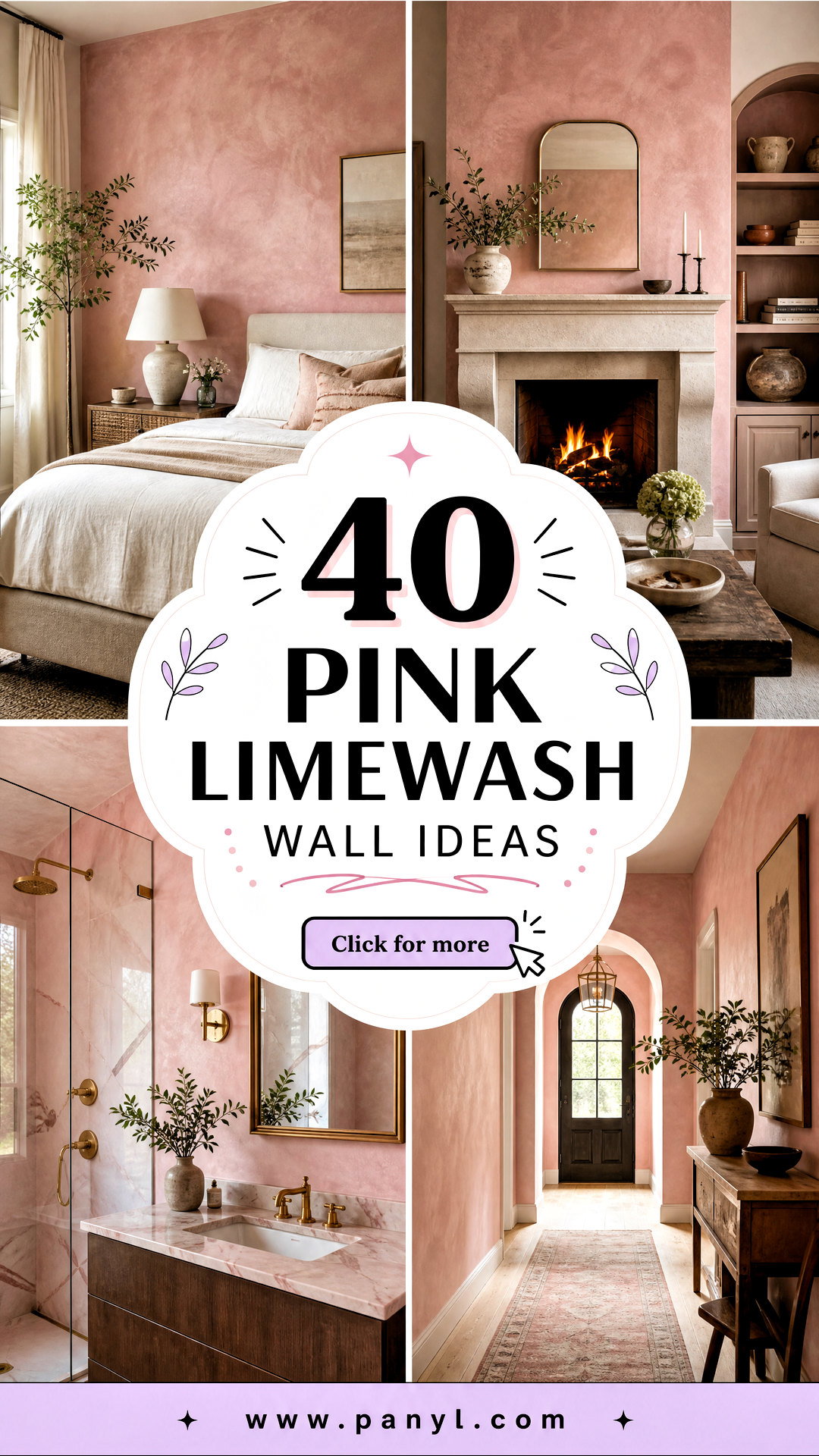 40 Pink Limewash Wall Ideas for Dreamy Trendy Home Interiors - 40 Pink Limewash Wall Ideas for Dreamy, Trendy Home Interiors