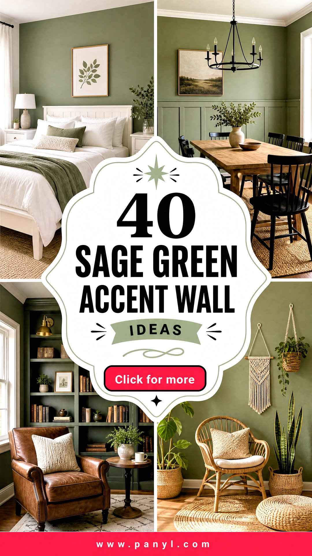 40 Sage Green Accent Wall Ideas for a Serene Home Retreat - 40 Sage Green Accent Wall Ideas for a Serene Home Retreat