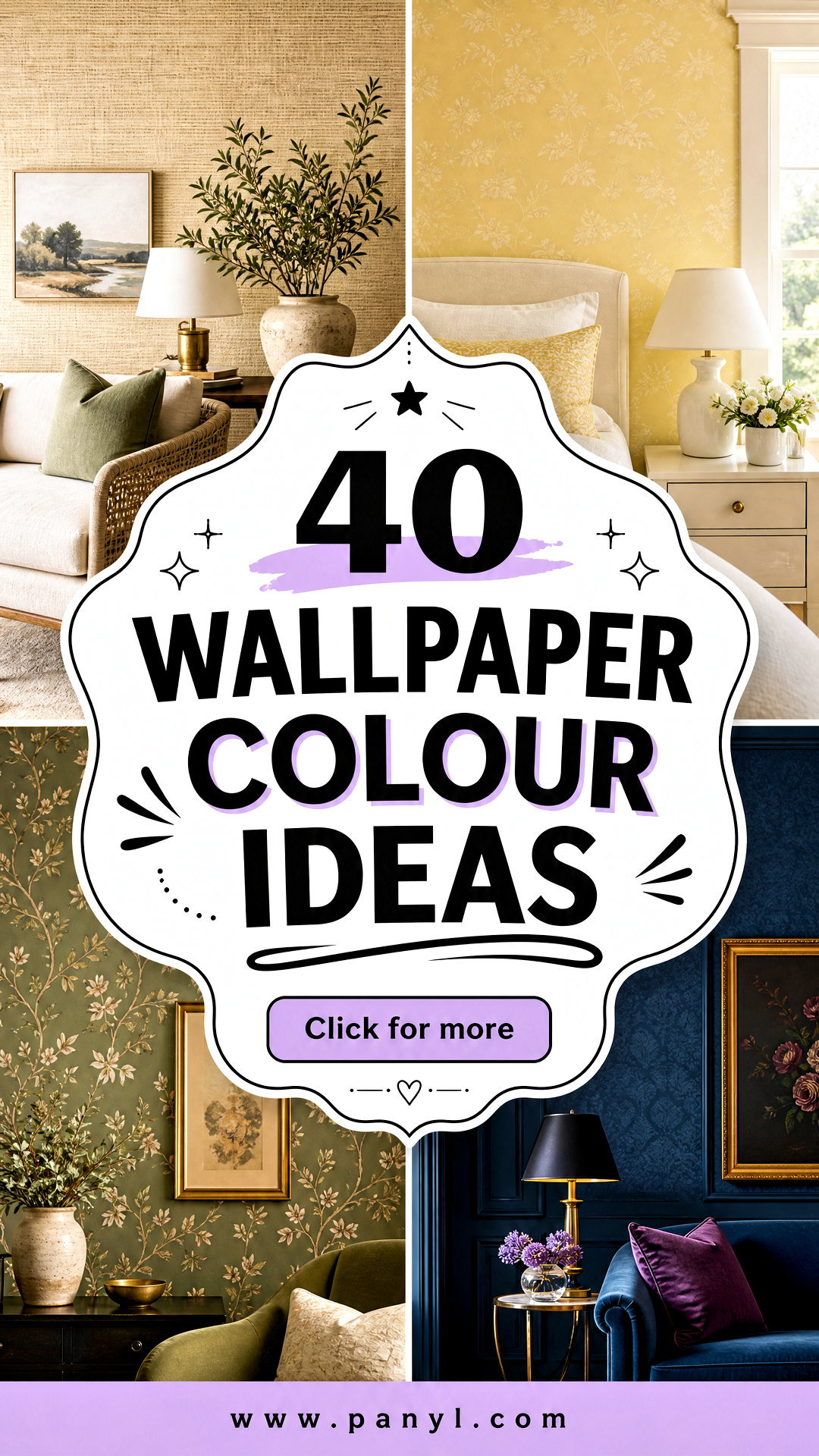 40 Wallpaper Colour Ideas for a Fresh Stylish Home Update - 40 Wallpaper Colour Ideas for a Fresh, Stylish Home Update