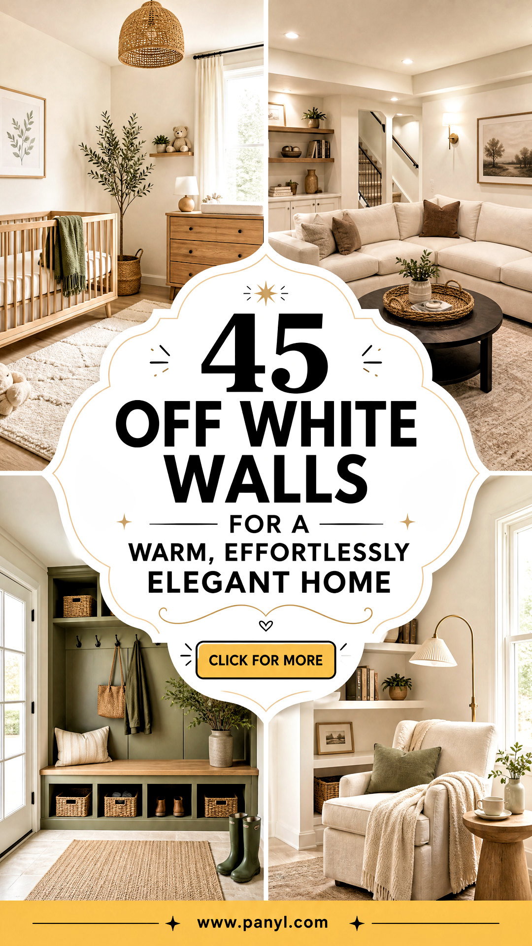 45 Off White Walls for a Warm Effortlessly Elegant Home - 45 Off White Walls for a Warm, Effortlessly Elegant Home