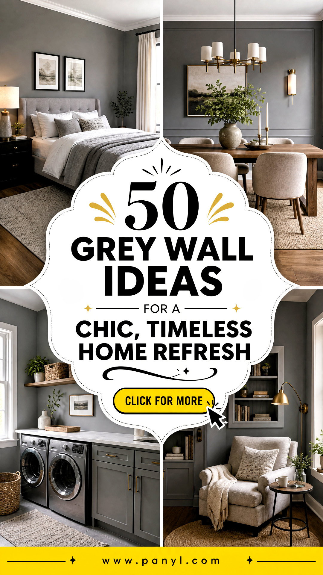 50 Grey Wall Ideas for a Chic Timeless Home Refresh - 50 Grey Wall Ideas for a Chic, Timeless Home Refresh