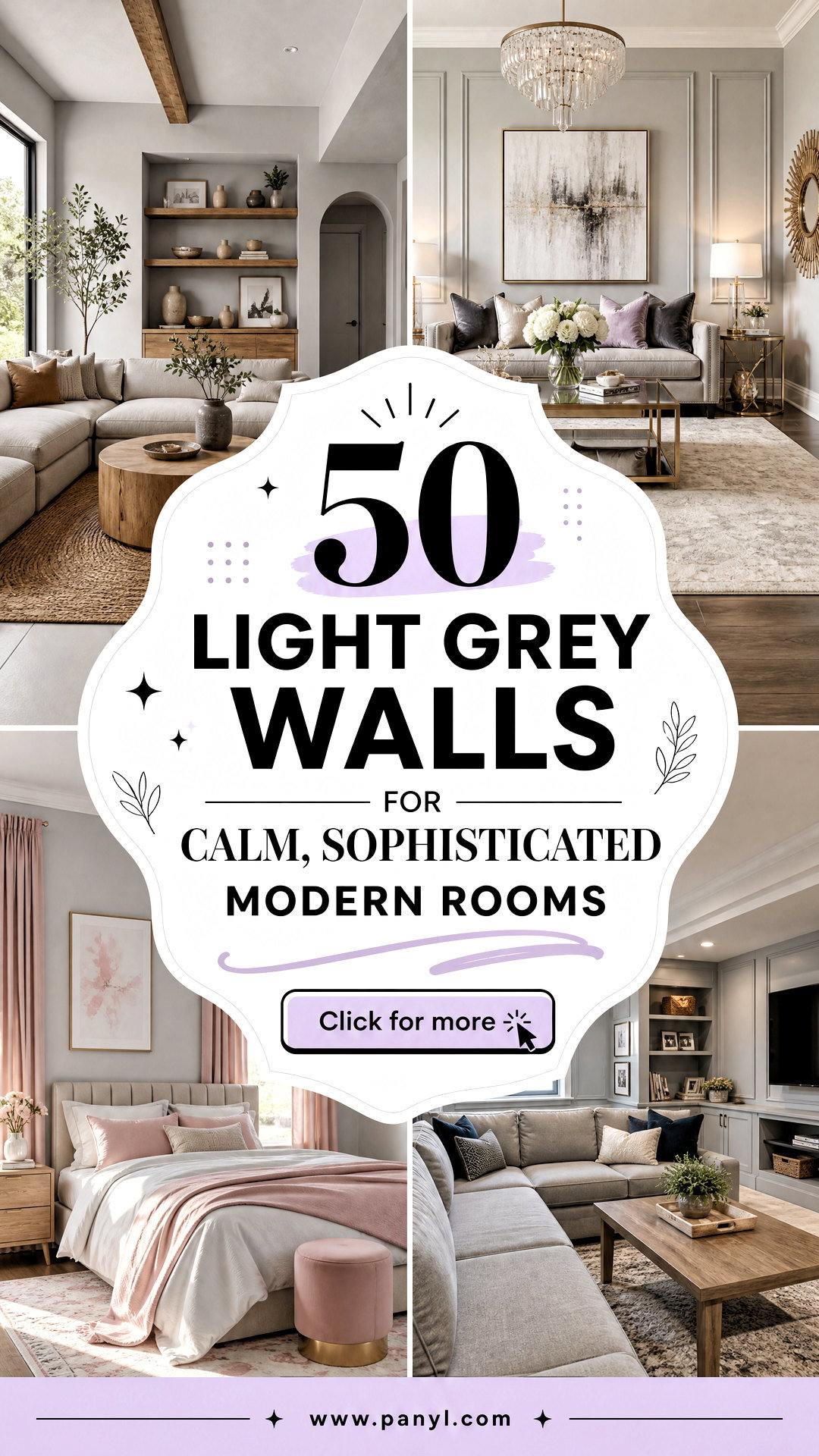 50 Light Grey Walls for Calm Sophisticated Modern Rooms - 50 Light Grey Walls for Calm, Sophisticated Modern Rooms