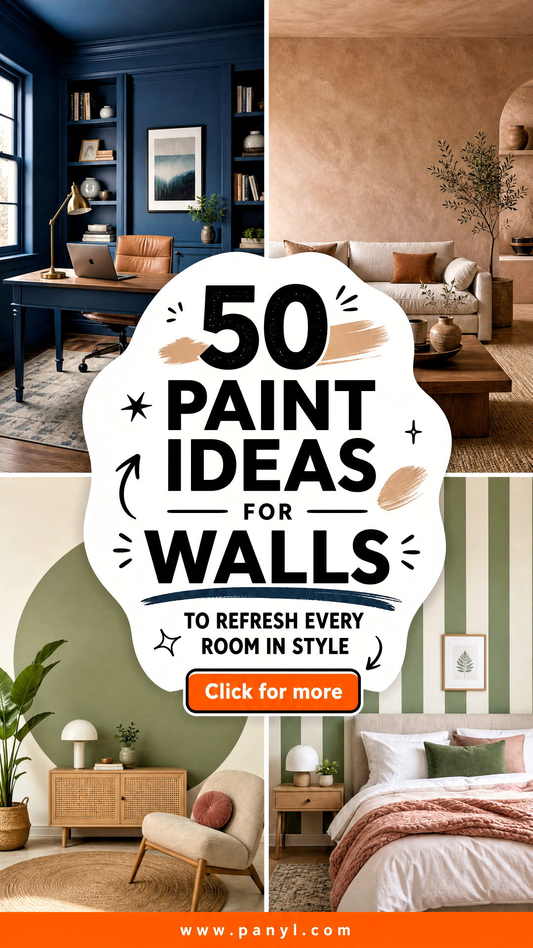 50 Paint Ideas for Walls to Refresh Every Room in Style - 50 Paint Ideas for Walls to Refresh Every Room in Style