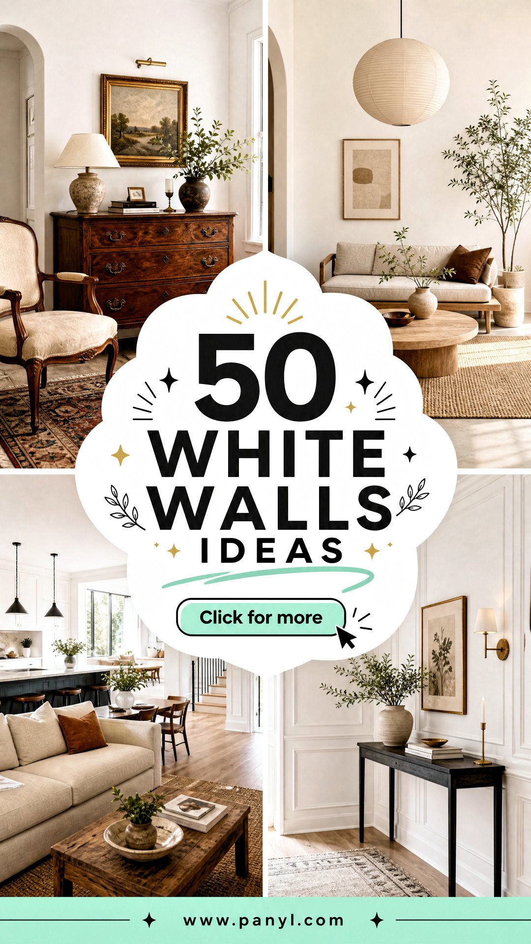 50 White Walls Ideas That Make Every Room Feel Fresh and Bright - 50 White Walls Ideas That Make Every Room Feel Fresh and Bright