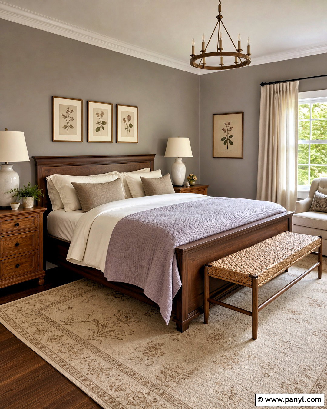 Abalone Guest Bedroom - 20 warm gray paint color ideas