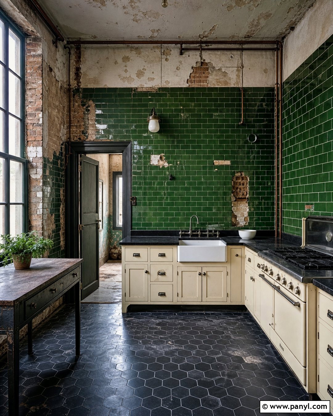 20 Abandoned Kitchen With Green Walls Ideas for Eerie Decor