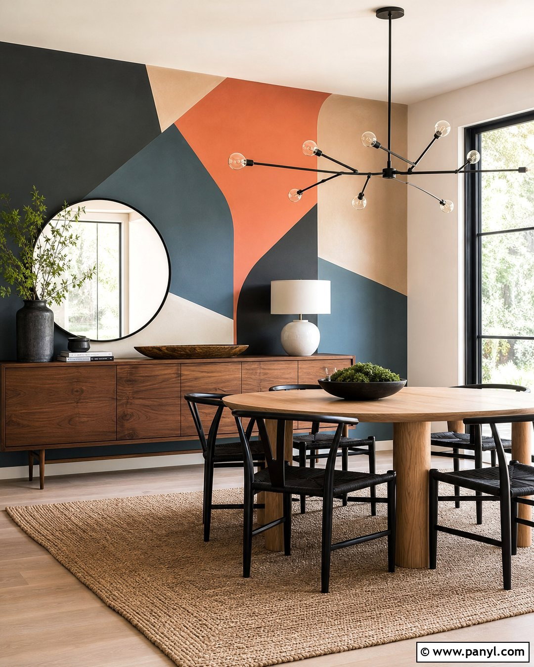 Abstract Geometric Wall Pattern - 35 geometric wall paint patterns