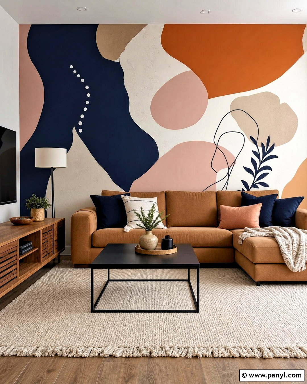 Abstract Mural Wall Paint Design - 20 unique wall paint designs