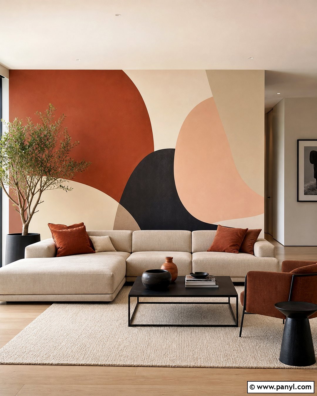 Abstract Mural Wall Paint - 30 Paint On Wall Ideas