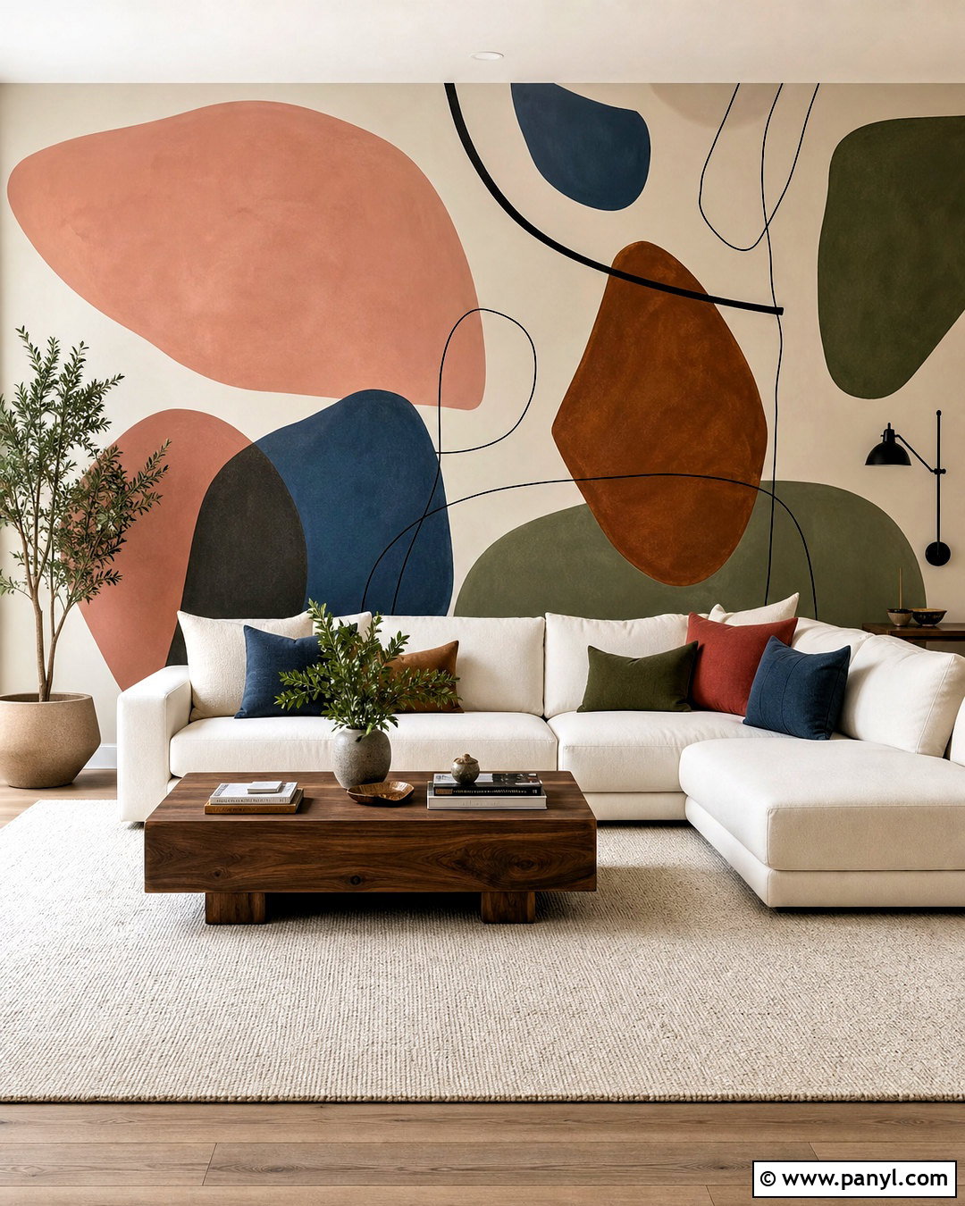 Abstract Mural Wall Painting - 20 fun wall painting ideas