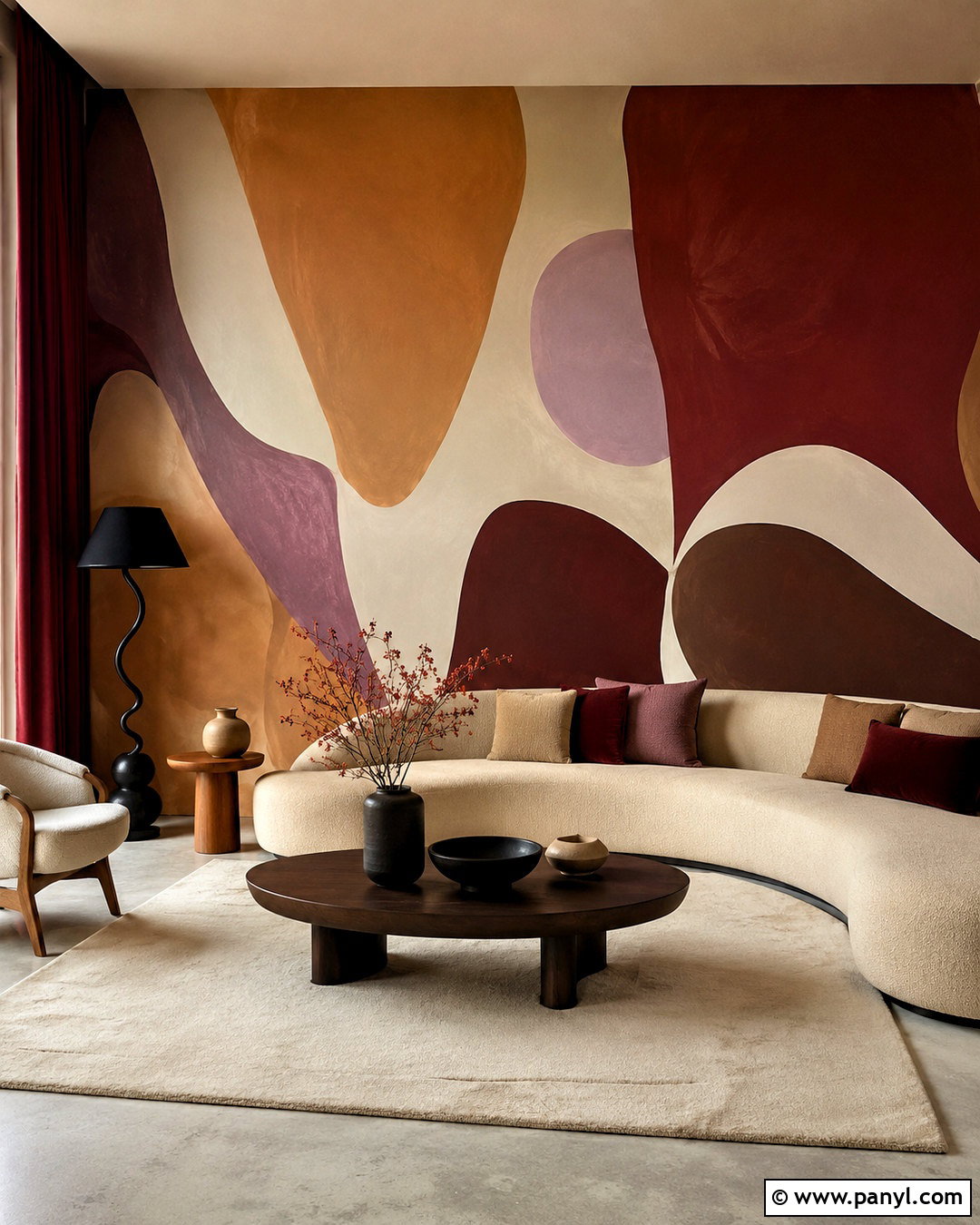 Abstract Mural Wall Painting - 20 cool wall painting ideas