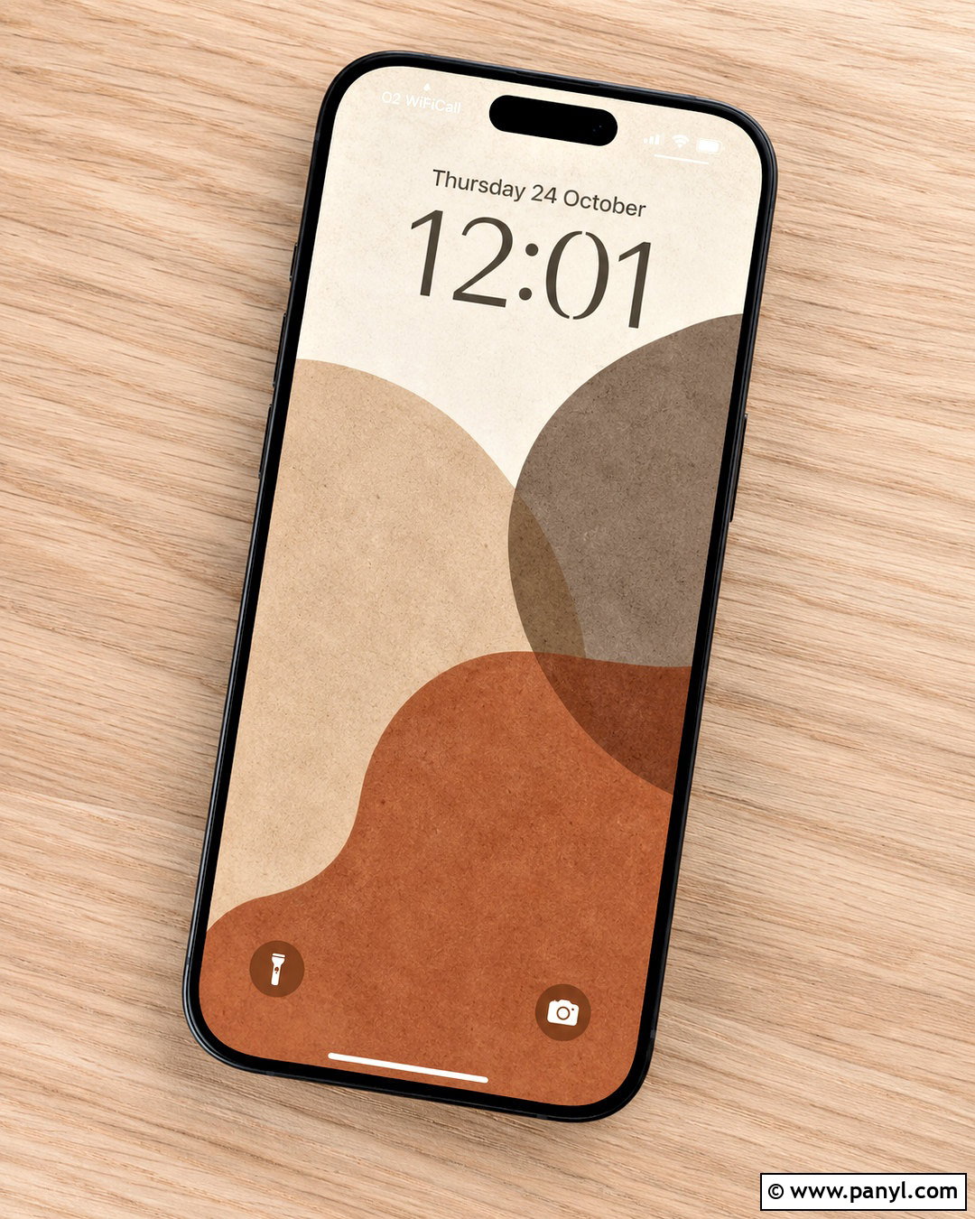 Abstract Neutral Shapes Lockscreen - 20 neutral lockscreen ideas