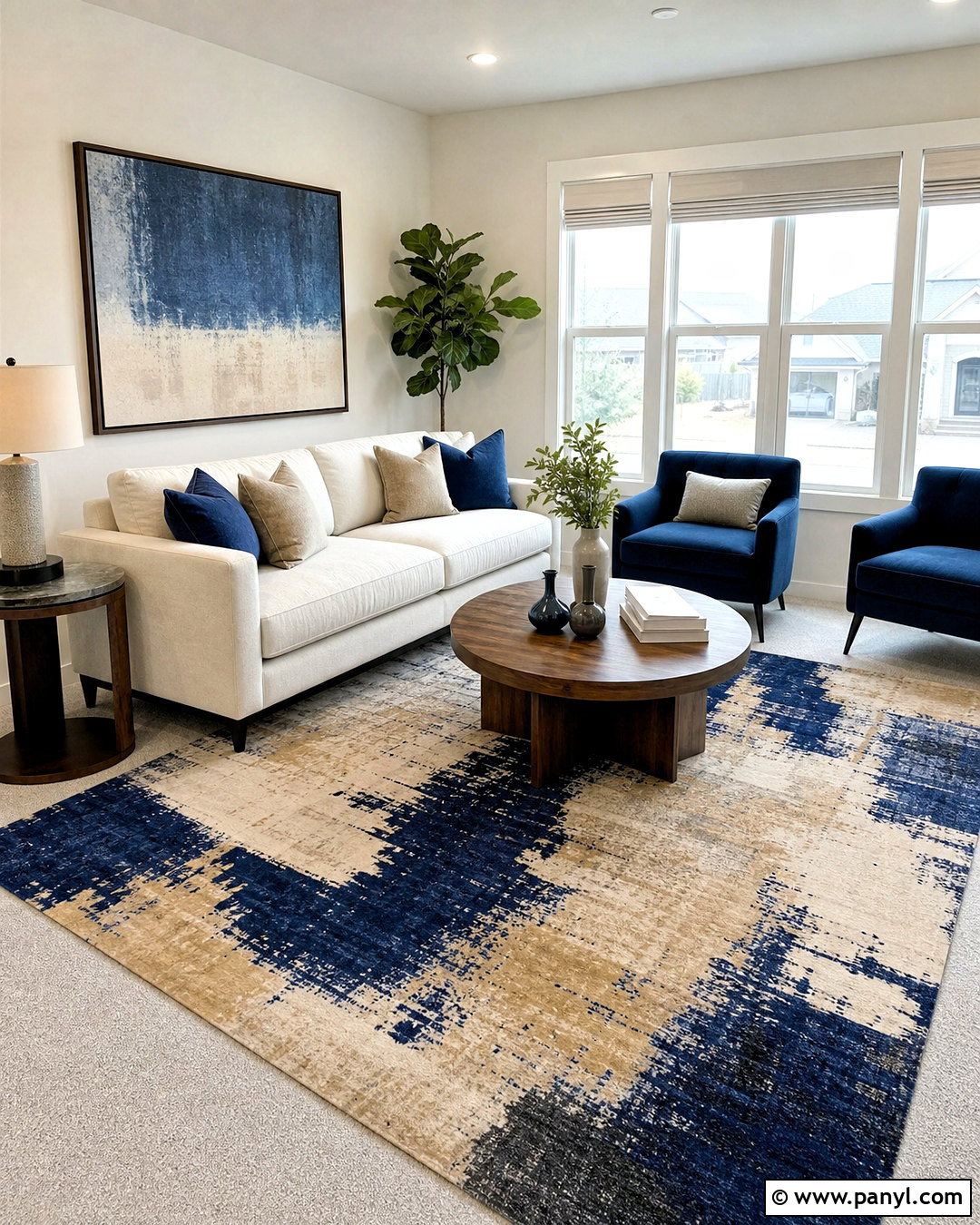 Abstract Rug On Grey Carpet - 20 rug on grey carpet ideas