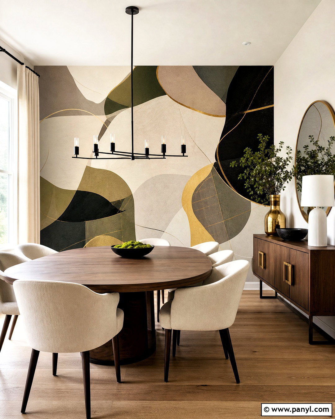 Abstract Wallpaper Accent Wall - 20 abstract accent wall ideas