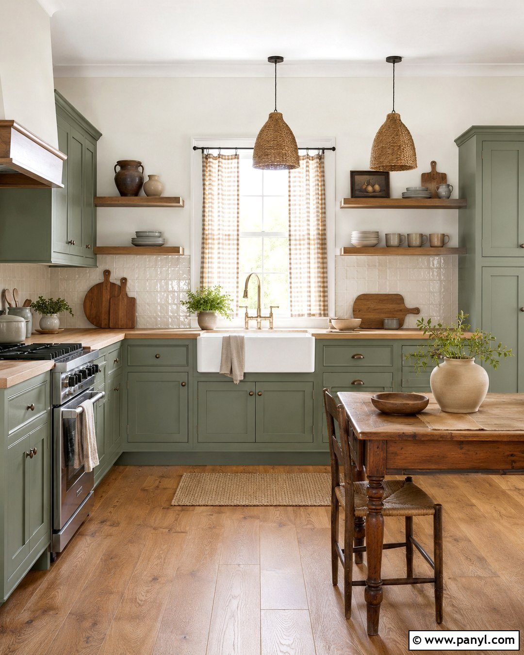 Acadia White Cottage Kitchen Walls - 20 Benjamin Moore White Walls