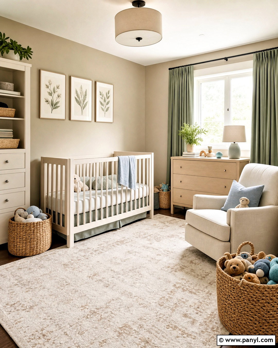 Accessible Beige And Creamy Nursery - 20 accessible beige complimentary colors
