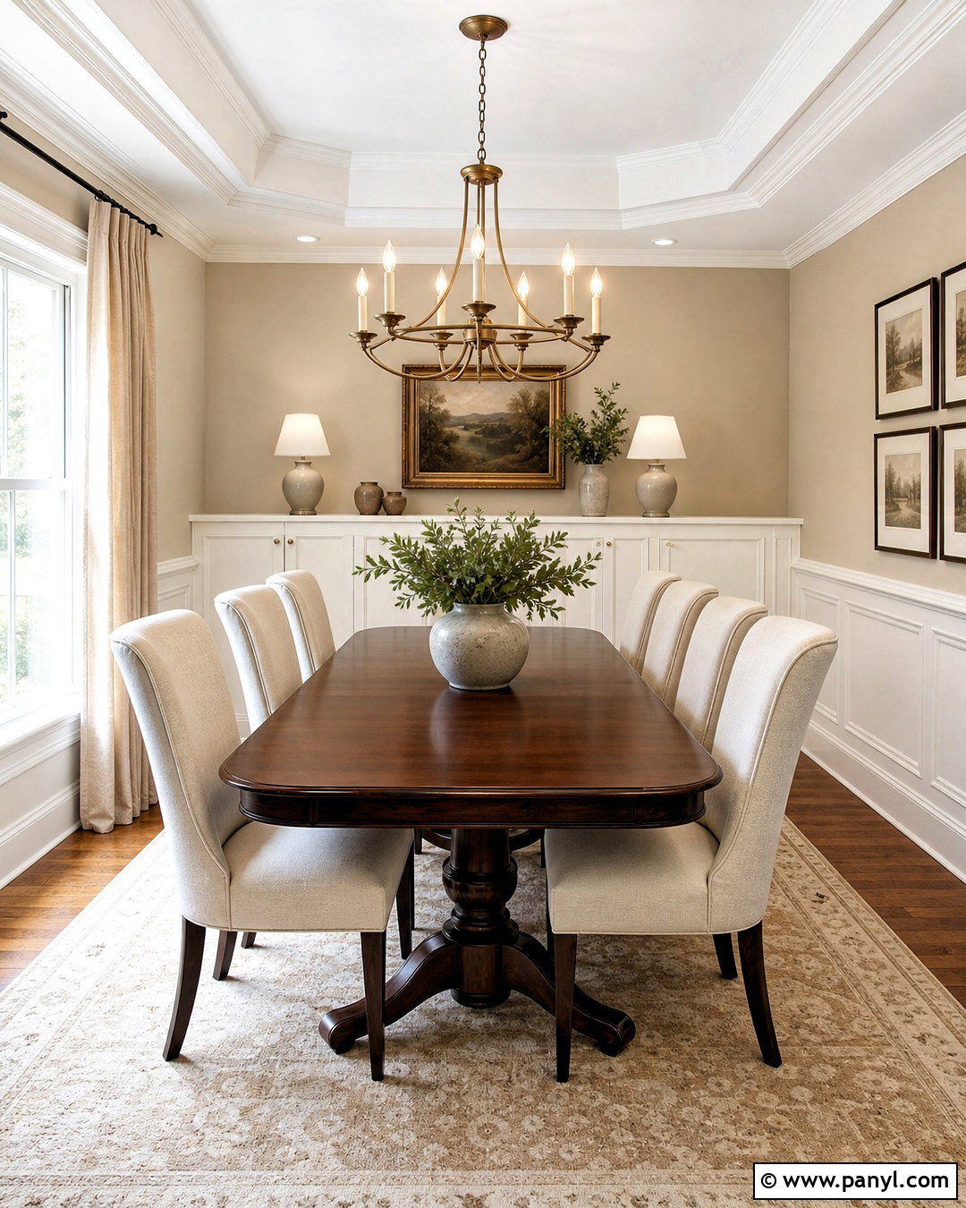 Accessible Beige And Greek Villa Dining Room - 20 sw accessible beige color scheme ideas