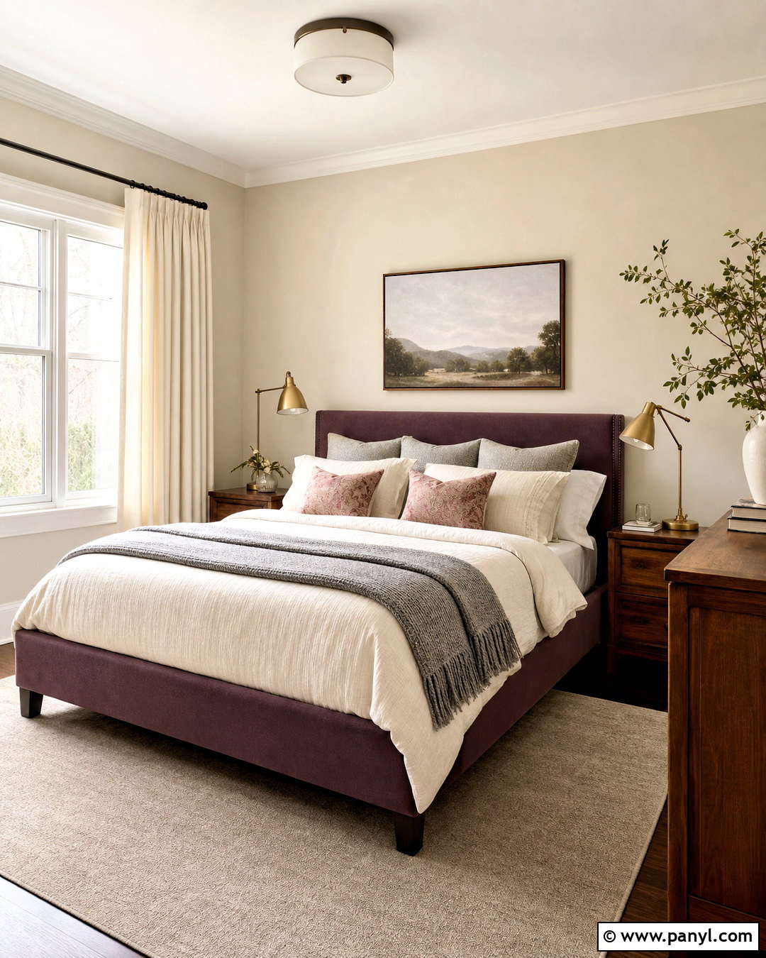 Accessible Beige And Muted Plum - 20 accessible beige color palette ideas