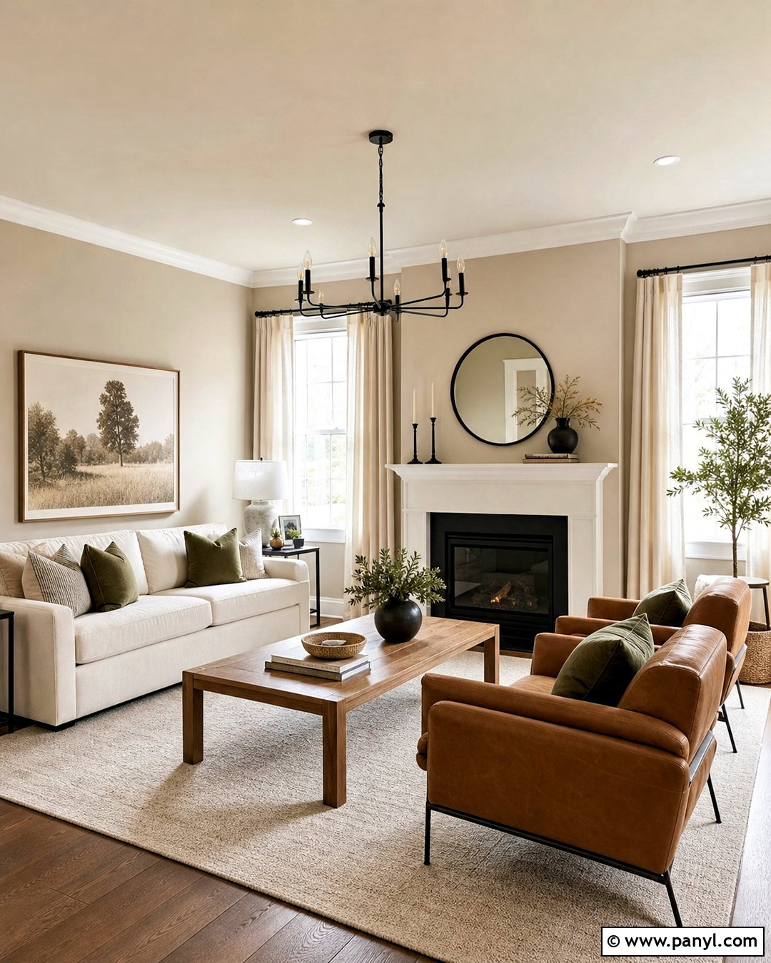 Accessible Beige And Pure White Living Room - 20 sw accessible beige color scheme ideas
