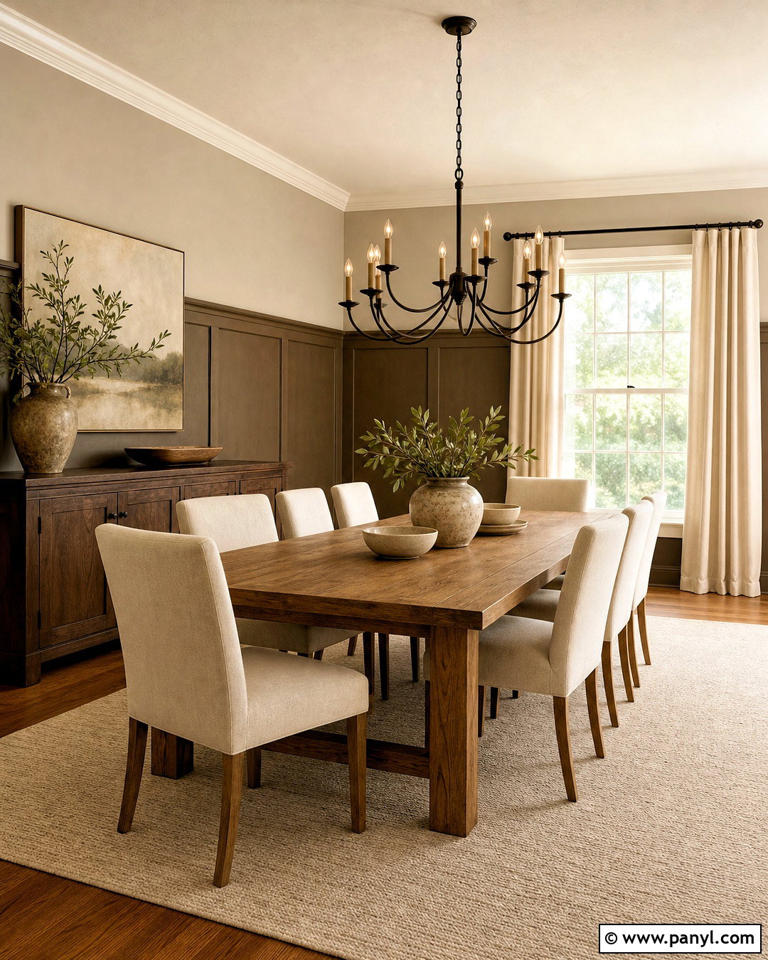 Accessible Beige And Sanderling Dining Room - 20 accessible beige complimentary colors