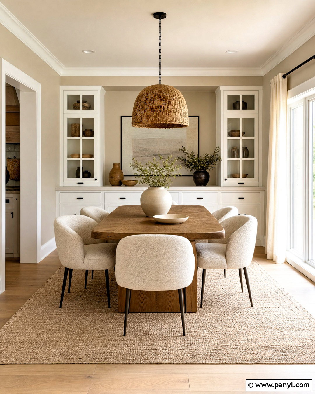Accessible Beige And Shoji White Dining Room - 20 sw accessible beige color scheme ideas