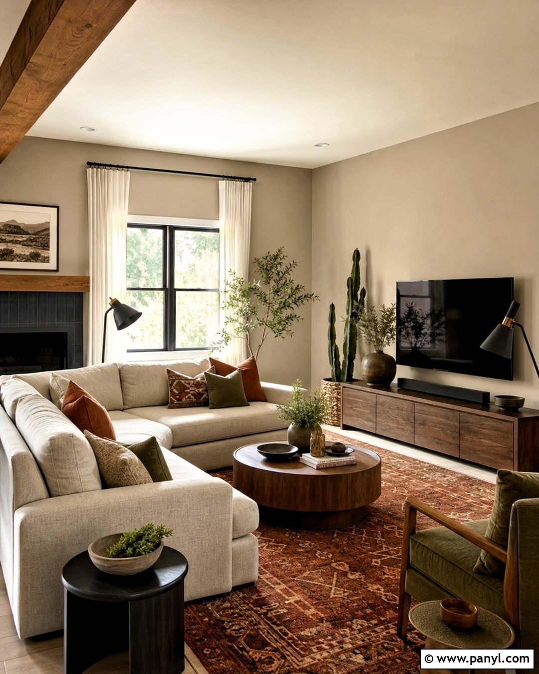 Accessible Beige And Terracotta Family Room - 20 sw accessible beige color scheme ideas