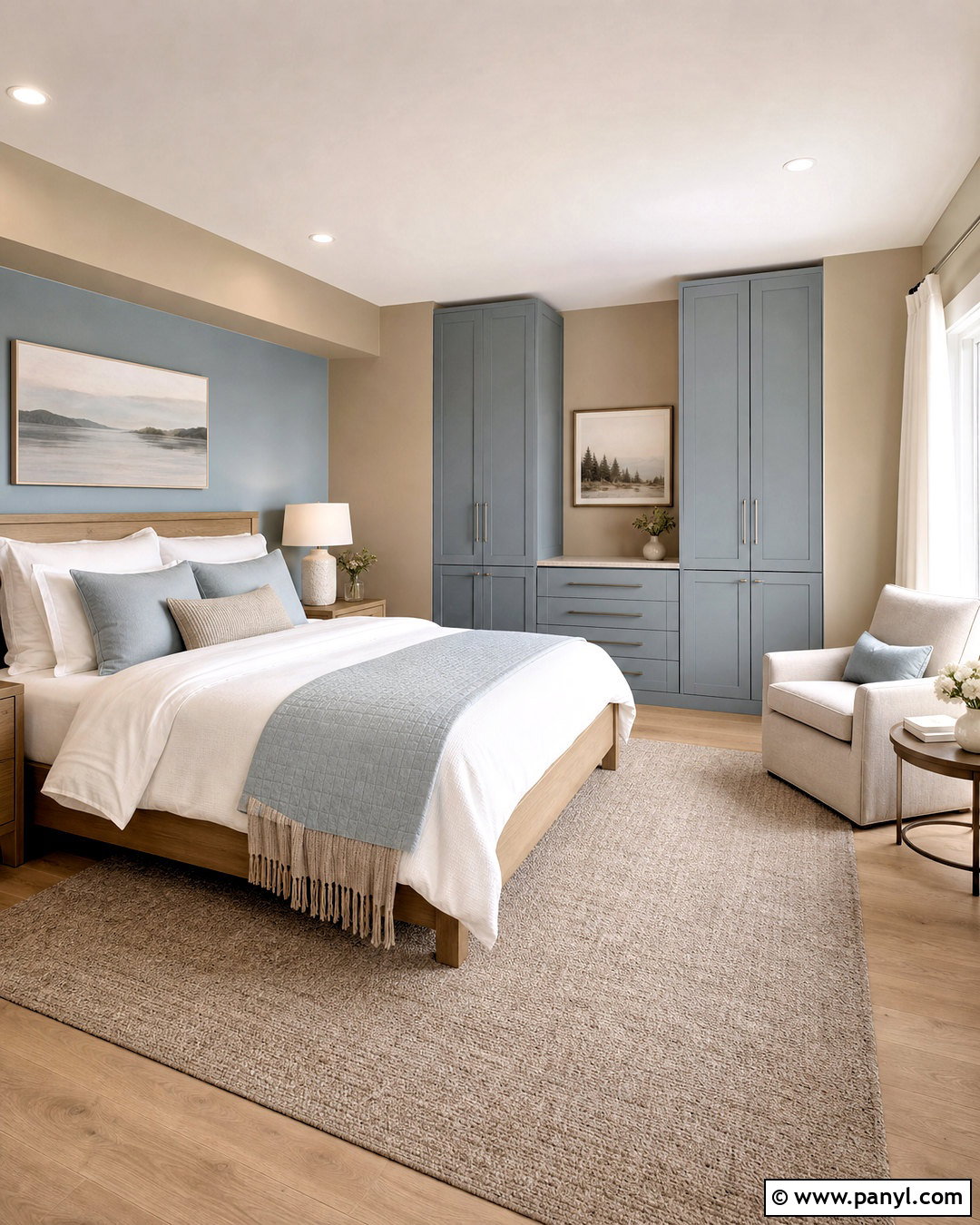 Accessible Beige And Upward Guest Room - 20 accessible beige complimentary colors