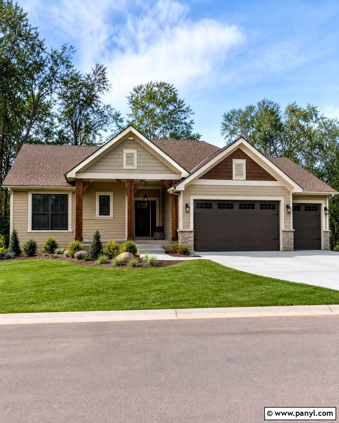Accessible Beige And Urbane Bronze Exterior - 20 accessible beige complimentary colors