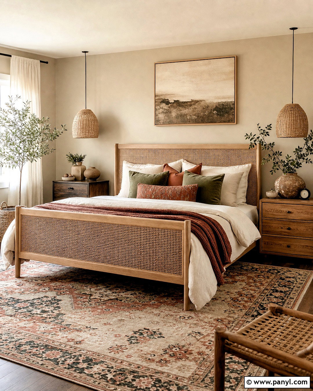 Accessible Beige Boho Bedroom - 20 accessible beige bedroom ideas
