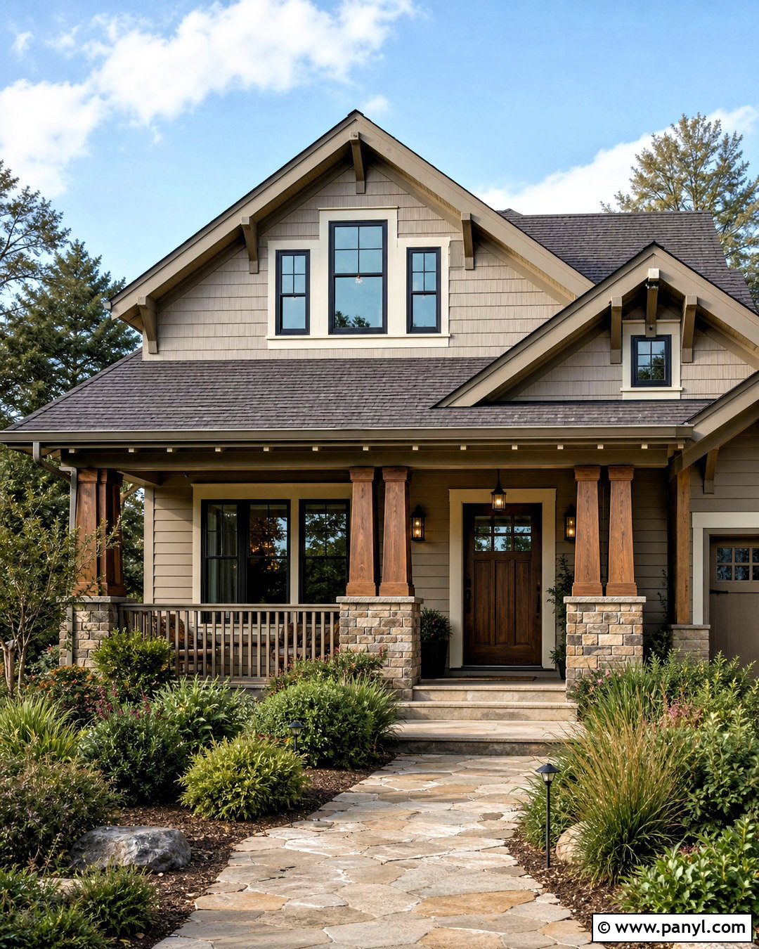 Accessible Beige Craftsman Exterior - 20 accessible beige exterior ideas