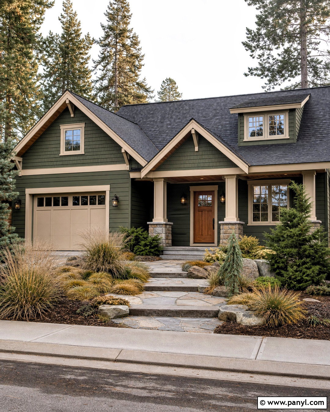 Accessible Beige Exterior Trim With Green Siding - 20 accessible beige sherwin williams trim ideas