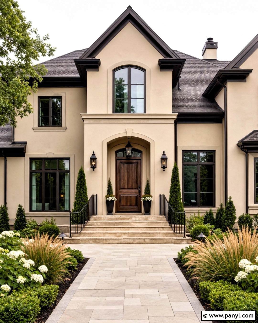 Accessible Beige Exterior With Bronze Details - 20 accessible beige exterior ideas