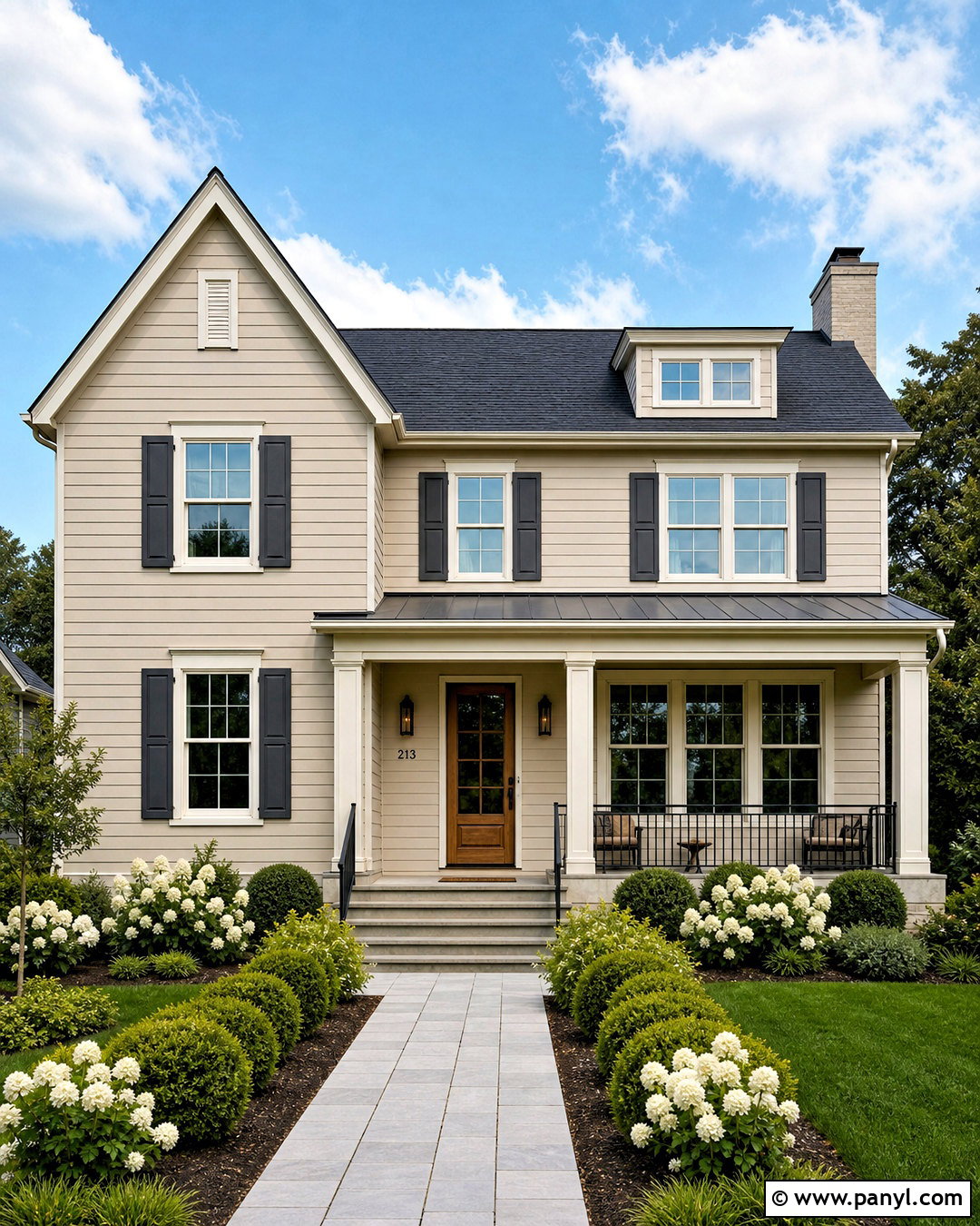 Accessible Beige Exterior With Charcoal Roof - 20 accessible beige exterior ideas