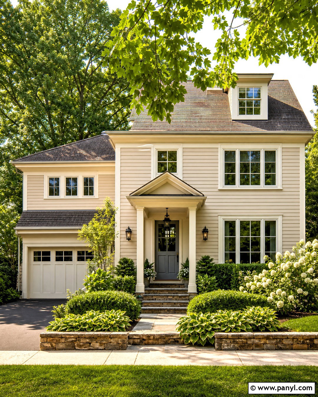 Accessible Beige Exterior With Cream Trim - 20 accessible beige exterior ideas