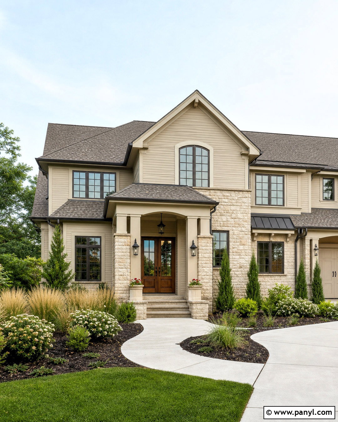 Accessible Beige Exterior With Natural Stone - 20 accessible beige exterior ideas
