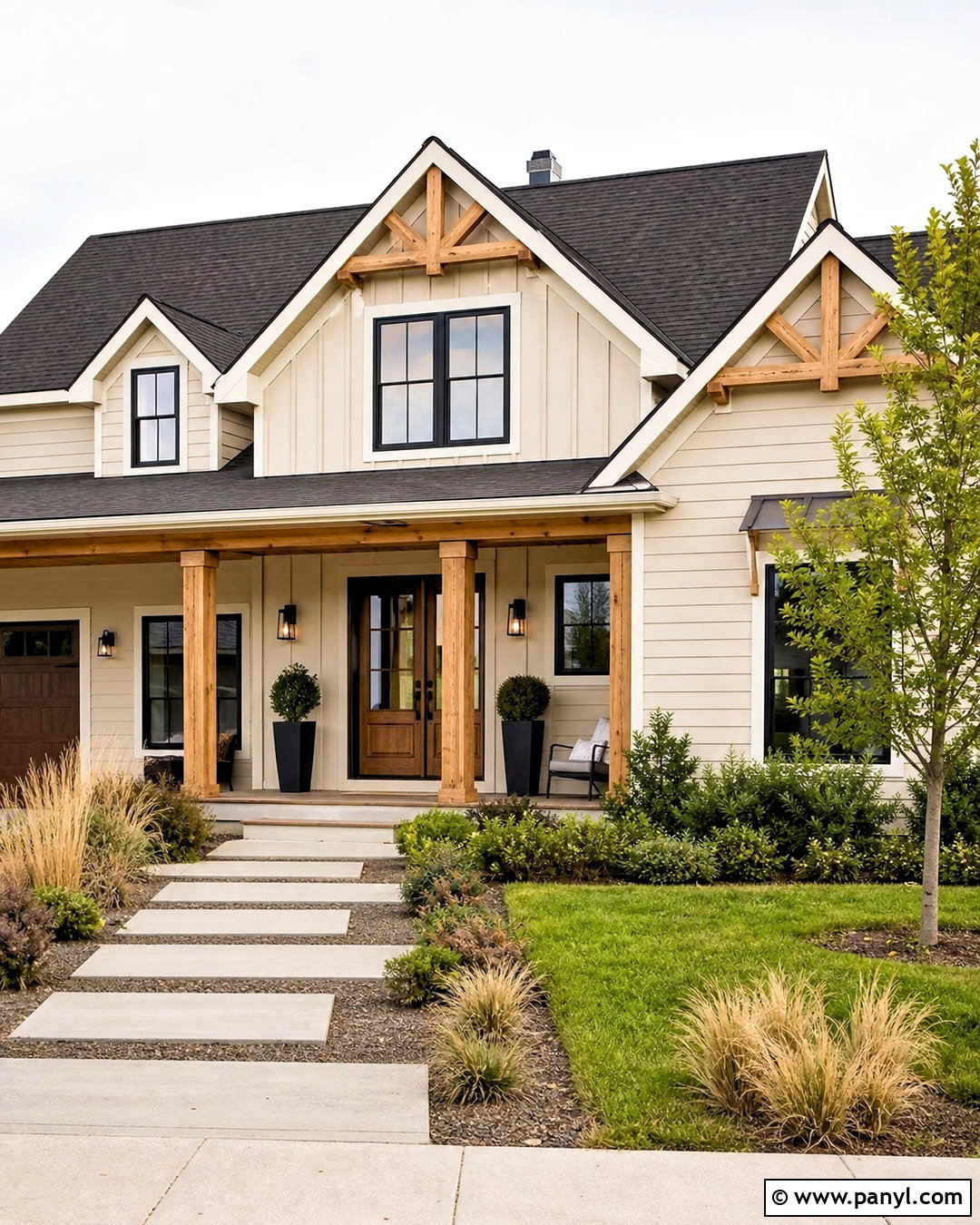 Accessible Beige Exterior With Wood Accents - 20 accessible beige exterior ideas