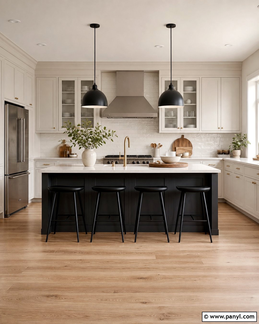 Accessible Beige Kitchen With Alabaster Trim - 25 Accessible Beige Walls Alabaster Trim Ideas