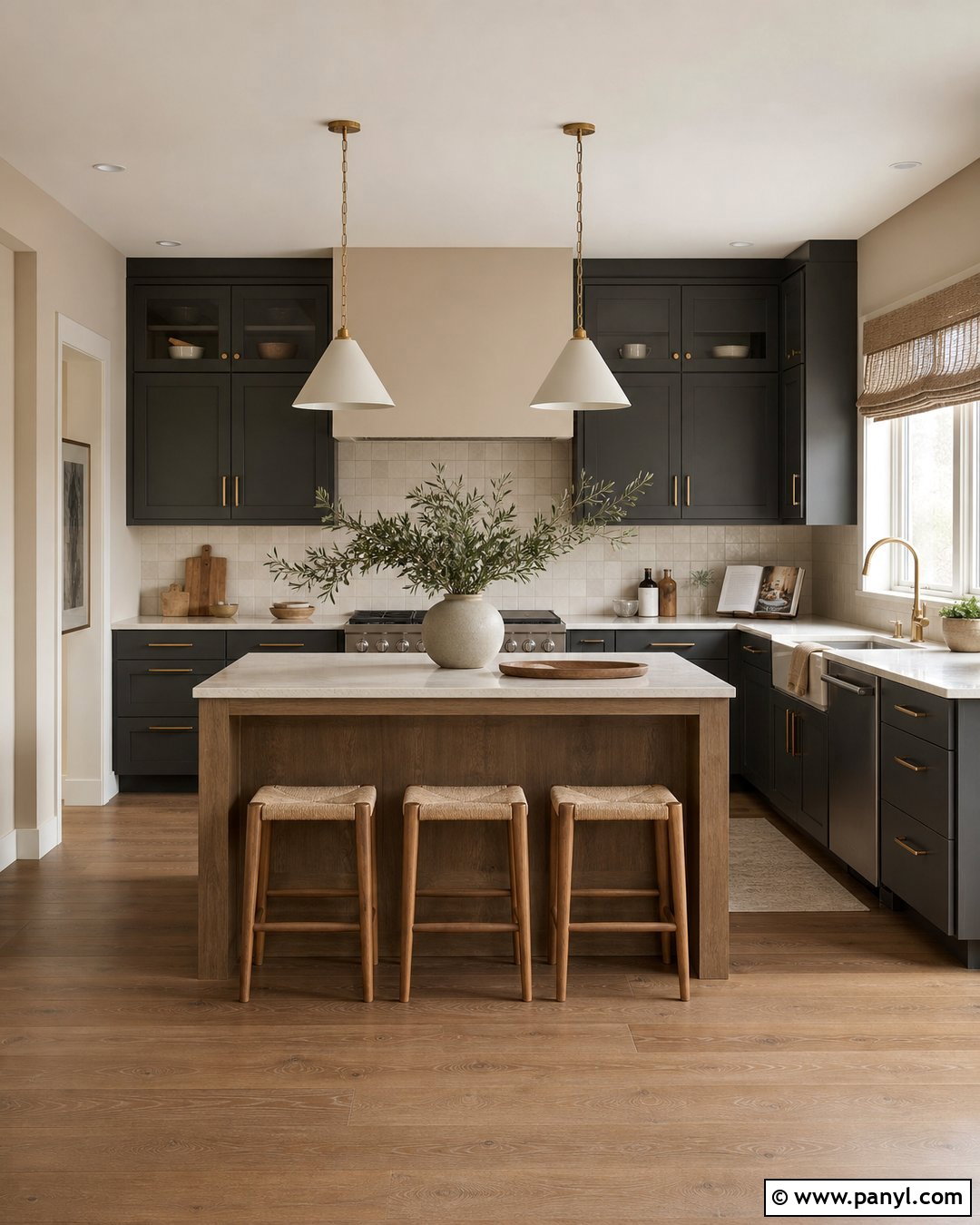 Accessible Beige Kitchen With Dark Cabinets - 35 Accessible Beige Sherwin Williams Walls