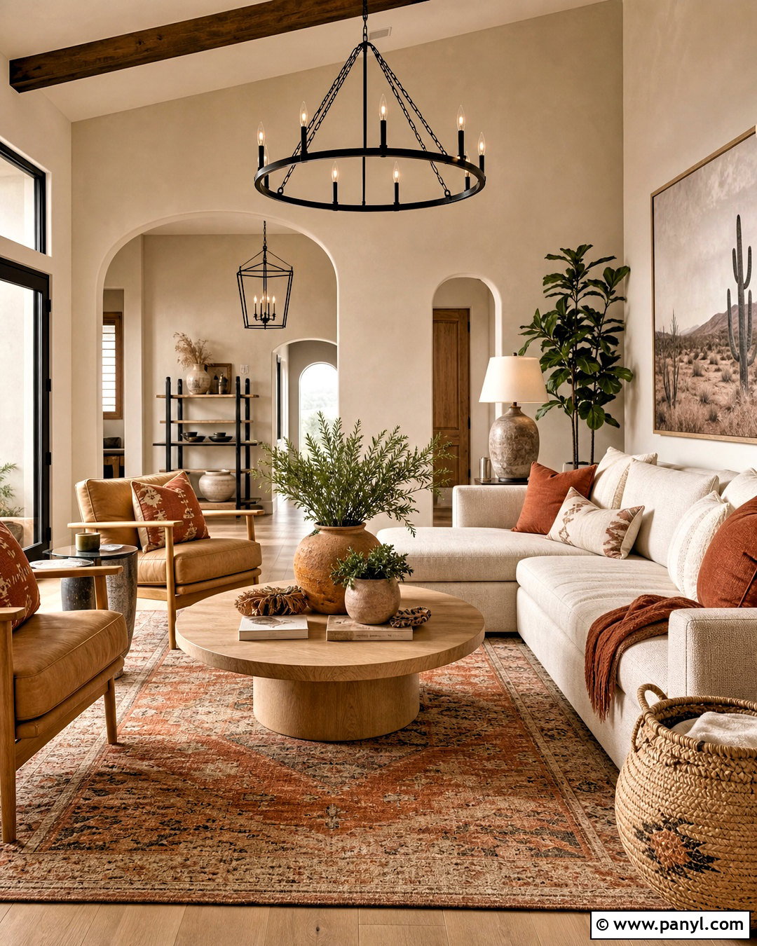 Accessible Beige Living Room With Terracotta Accents - 20 accessible beige sherwin williams living room ideas