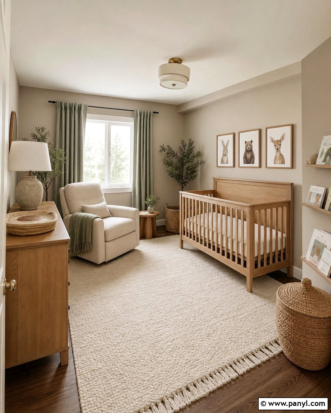 Accessible Beige Nursery With Natural Wood - 35 Accessible Beige Sherwin Williams Walls